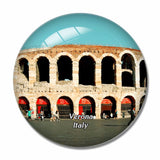 Italy Verona Arena Piazza 3D Fridge Magnet Crystal Glass