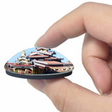 Myanmar Inle Lake Nyaungshwe 3D Fridge Magnet Crystal Glass