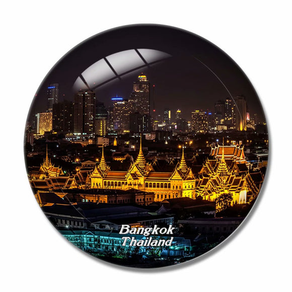 Thailand Grand Palace Bangkok 3D Fridge Magnet Crystal Glass