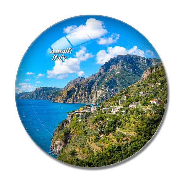 Amalfi Sorrento Italy 3D Fridge Magnet Crystal Glass