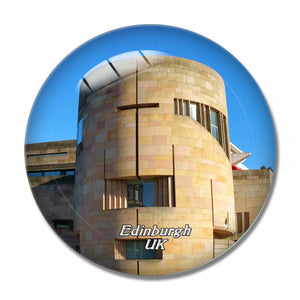 UK England National Museum of Scotland Edinburgh 3D Fridge Magnet Crystal Glass