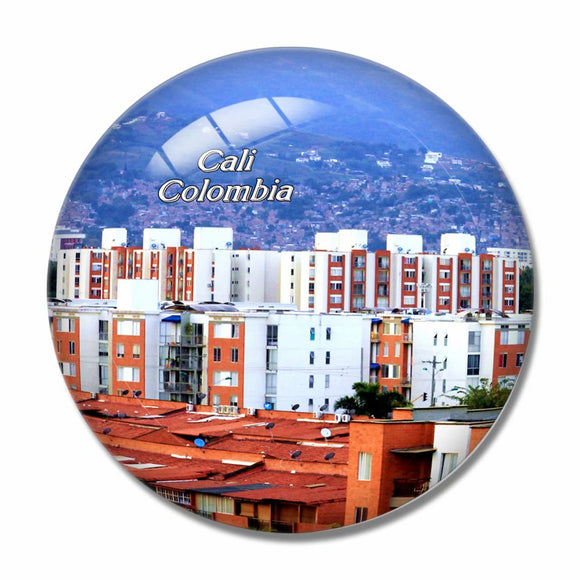 Colombia Cali 3D Fridge Magnet Crystal Glass