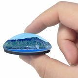 America USA Diamond Head Honolulu Oahu Hawaii 3D Fridge Magnet Crystal Glass