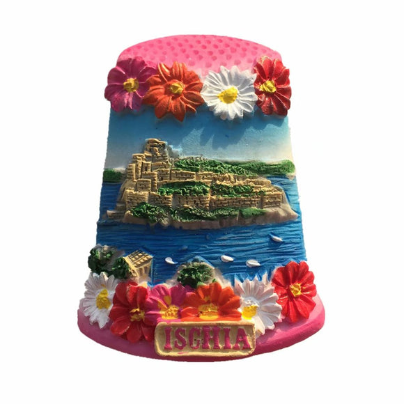 Ischia Italy Fridge Magnet 3D Resin