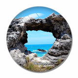 Bermuda Rock 3D Fridge Magnet Crystal Glass