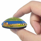 UK England Urquhart Castle Inverness 3D Fridge Magnet Crystal Glass