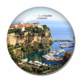 Monaco La Condamine 3D Fridge Magnet Crystal Glass