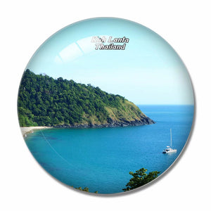 Thailand Koh Lanta 3D Fridge Magnet Crystal Glass