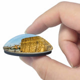 Cyprus Larnaca Fortress Castle 3D Fridge Magnet Crystal Glass