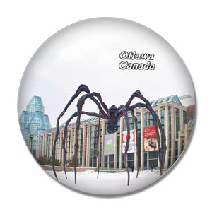 Canada National Gallery of Canada Ottawa 3D Fridge Magnet Crystal Glass