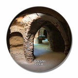 USA America Fresno Forestiere Underground Gardens California 3D Fridge Magnet Crystal Glass