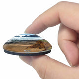 UK England Bude Crooklets Beach 3D Fridge Magnet Crystal Glass