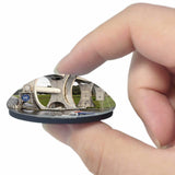 UK England Falkirk Wheel 3D Fridge Magnet Crystal Glass