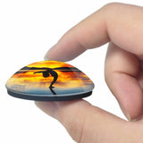 Bolivia Uyuni 3D Fridge Magnet Crystal Glass