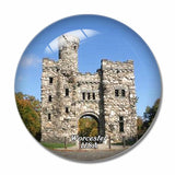USA America Bancroft Tower Worcester 3D Fridge Magnet Crystal Glass