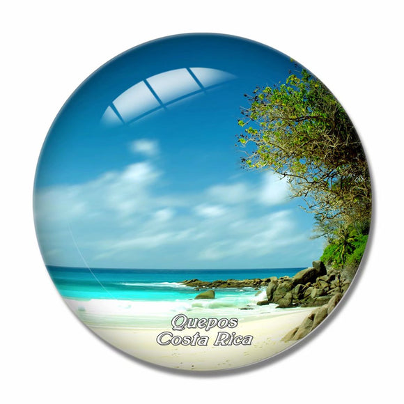 Costa Rica Manuel Antonio National Park Quepos 3D Fridge Magnet Crystal Glass