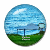 Paphos Cyprus 3D Fridge Magnet Crystal Glass