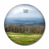 USA America Mena Park Arkansas 3D Fridge Magnet Crystal Glass