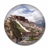 China Potala Palace Lhasa Tibet 3D Fridge Magnet Crystal Glass