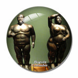 Colombia Bogota Museum 3D Fridge Magnet Crystal Glass