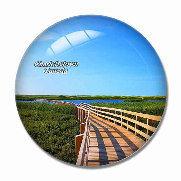 Canada Prince Edward Island National Park Charlottetown 3D Fridge Magnet Crystal Glass