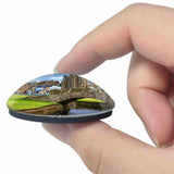 UK England The Swilcan Bridge St Andrews 3D Fridge Magnet Crystal Glass