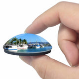 Australia Port Douglas 3D Fridge Magnet Crystal Glass