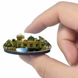 Casino of Monte Carlo Monaco 3D Fridge Magnet Crystal Glass