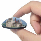 France Menthon Saint Bernard Castle Menton 3D Fridge Magnet Crystal Glass