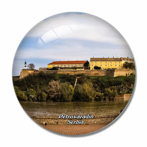 Serbia Petrovaradin Fortress 3D Fridge Magnet Crystal Glass