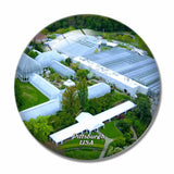 USA America Botanical Gardens Pittsburgh 3D Fridge Magnet Crystal Glass