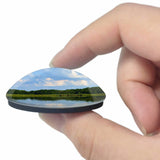 USA America Chesapeake Lake Park 3D Fridge Magnet Crystal Glass