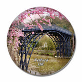 UK England The Iron Bridge and Tollhouse Telford 3D Fridge Magnet Crystal Glass