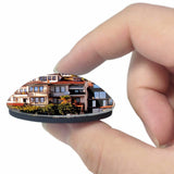 Ohrid Lake Macedonia 3D Fridge Magnet Crystal Glass