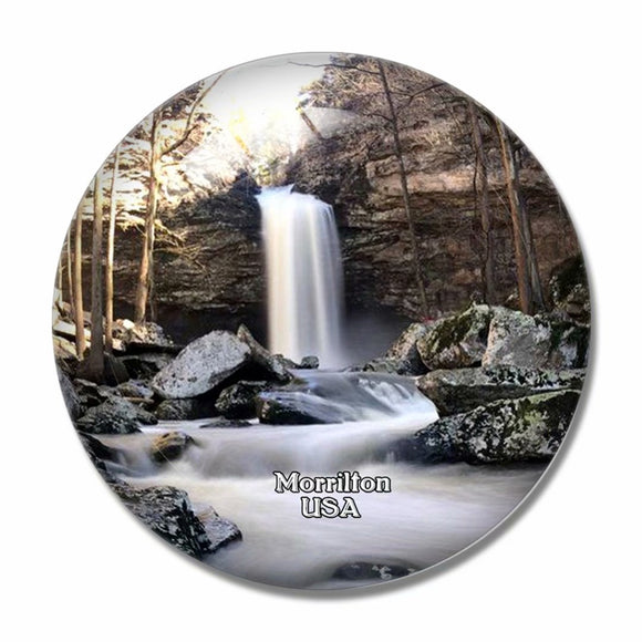 USA America Morrilton Fall Arkansas 3D Fridge Magnet Crystal Glass