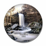 USA America Morrilton Fall Arkansas 3D Fridge Magnet Crystal Glass
