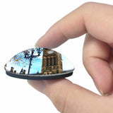 UK England Manchester Town Hall 3D Fridge Magnet Crystal Glass