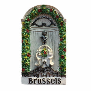 Brussels Belgium Fridge Magnet 3D Resin