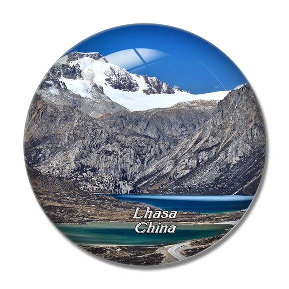 China Tibet 3D Fridge Magnet Crystal Glass