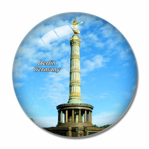 Germany The Victory Column Berlin 3D Fridge Magnet Crystal Glass