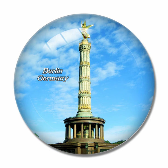 Germany The Victory Column Berlin 3D Fridge Magnet Crystal Glass