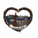 Hamburg Germany Fridge Magnet 3D Resin