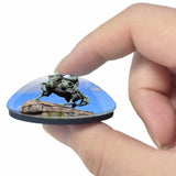 Ukraine Kiev Monument 3D Fridge Magnet Crystal Glass