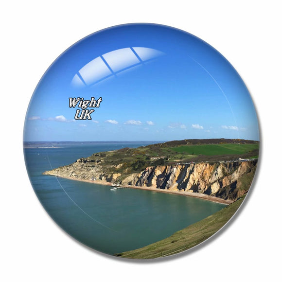 UK England The Needles Battery Wight 3D Fridge Magnet Crystal Glass