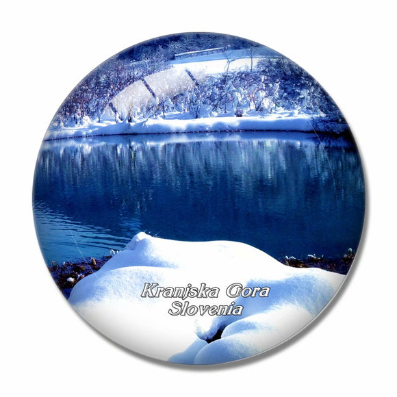 Kranjska Gora Slovenia 3D Fridge Magnet Crystal Glass