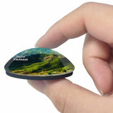 Vietnam Muong Hoa Valley Sapa 3D Fridge Magnet Crystal Glass