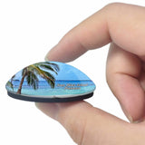 San Blas Island Caribbean Panama 3D Fridge Magnet Crystal Glass