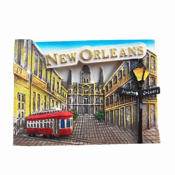 New Orleans USA America Fridge Magnet 3D Resin