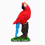 Macaw Punta Cana Dominican Fridge Magnet 3D Resin