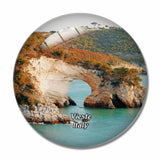 Italy Vieste Puglia 3D Fridge Magnet Crystal Glass